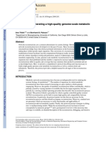 (Single Strain) A Protocol For Metabolic Reconstruction