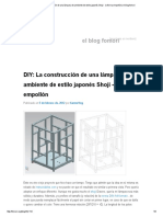 DIY - La Construcción de Una Lámpara de Ambiente de Estilo Japonés Shoji - La Forma Empollón - El Blog Fomori