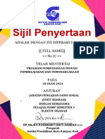 Sijil Peserta Program Inovasi