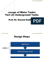 Design of Water Tanks Part 2 Underground