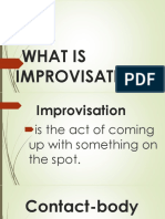 What Is Improvisation?