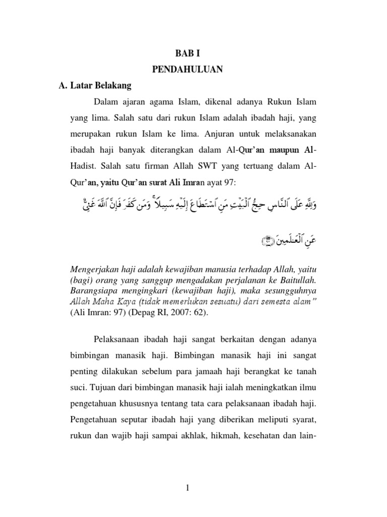 Program Manasik Haji Pdf