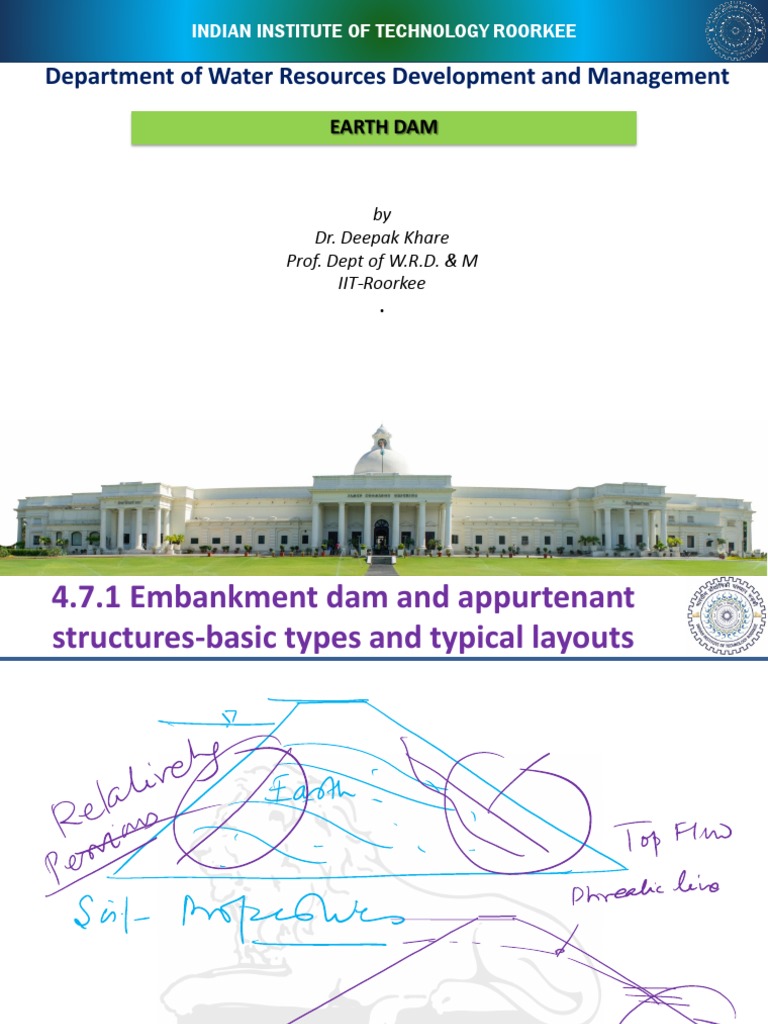 Types and Design of Earth Dams | PDF | Dam | Soil Mechanics