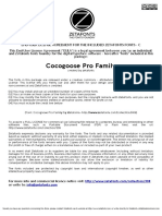 Cocogoose Pro Family (CC by-NC) License