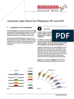 Technical Data Sheet For Pinspacer NT and Acp