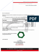 Cotización recarga extintores