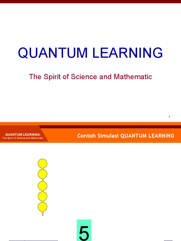 Quantum Learning: The Spirit of Science and Mathematic | PDF | Science ...