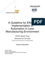 Guideline For Efficient Process Implementation