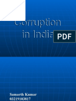 Corruption in India - Causes and Effects