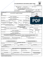 Landbank Cash Card/Prepaid Card Enrollment Form: Julius Kent Carmen Oronan