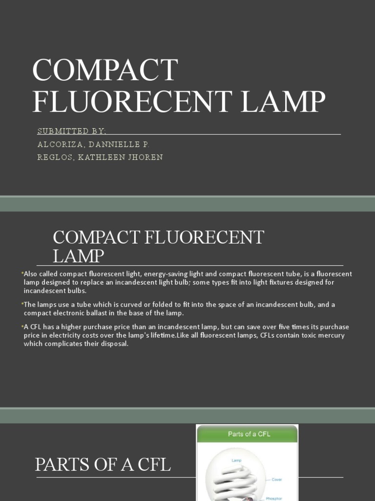 Compact Fluorecent Lamp | PDF | Compact Fluorescent Lamp | Fluorescent Lamp