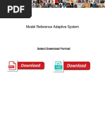 Model Reference Adaptive System