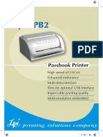 Lipi - PB2: Passbook Printer