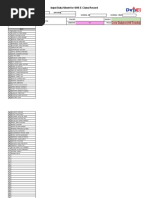 Input Data Sheet For SHS E-Class Record: Learners' Names