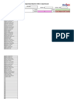 SHS E-Class Record Input Data Sheet