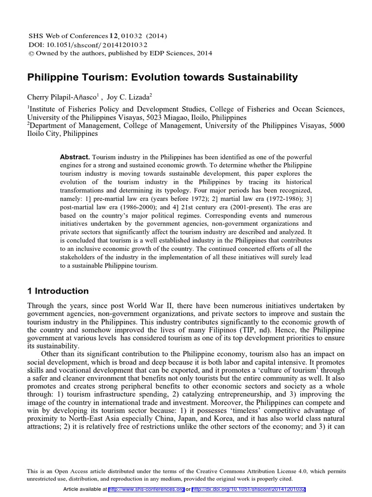thesis on impacts of tourism