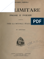 G. Pascoli, Sul Limitare - Introduzione