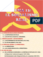 13.- El Socialismo Real