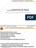 Urbanization in India: Industriliaztaion and Industril Settlements