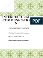 Intercultural Communicatio N: " One of The World's Most Significant Problems: Intercultural Relations "