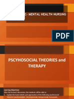 Theories and Therapy