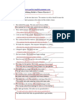 Proved Worksheet of Defining Relative - Clauses Writing - Exercise - 1bank