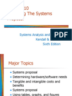 Preparing The Systems Proposal: Systems Analysis and Design Kendall & Kendall Sixth Edition