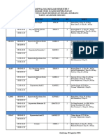 Jadwal Semester 5