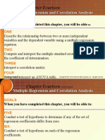 Chapter Fourteen: Multiple Regression and Correlation Analysis