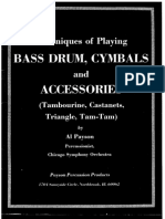 Bass Drum, Cymbals and Acessories