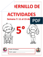 5° S7 CUADERNILLO DE ACTIVIDADES Y REFORZAMIENTO