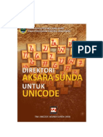 Direktori Aksara Sunda Untuk Unicode