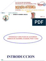 DIFERENCIA Y SIMILITUDES DE LAS NORMAS SISMICAS