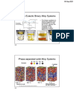 Simple Eutectic Binary Alloy Systems: Complete Immiscibility