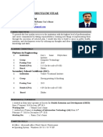 Curriculum Vitae Shahedul Alam: Diploma in Engineering