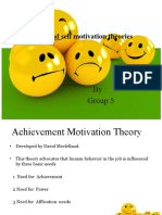 Achievers and Self Motivation Theories