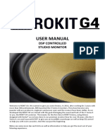 User Manual: DSP Controlled Studio Monitor