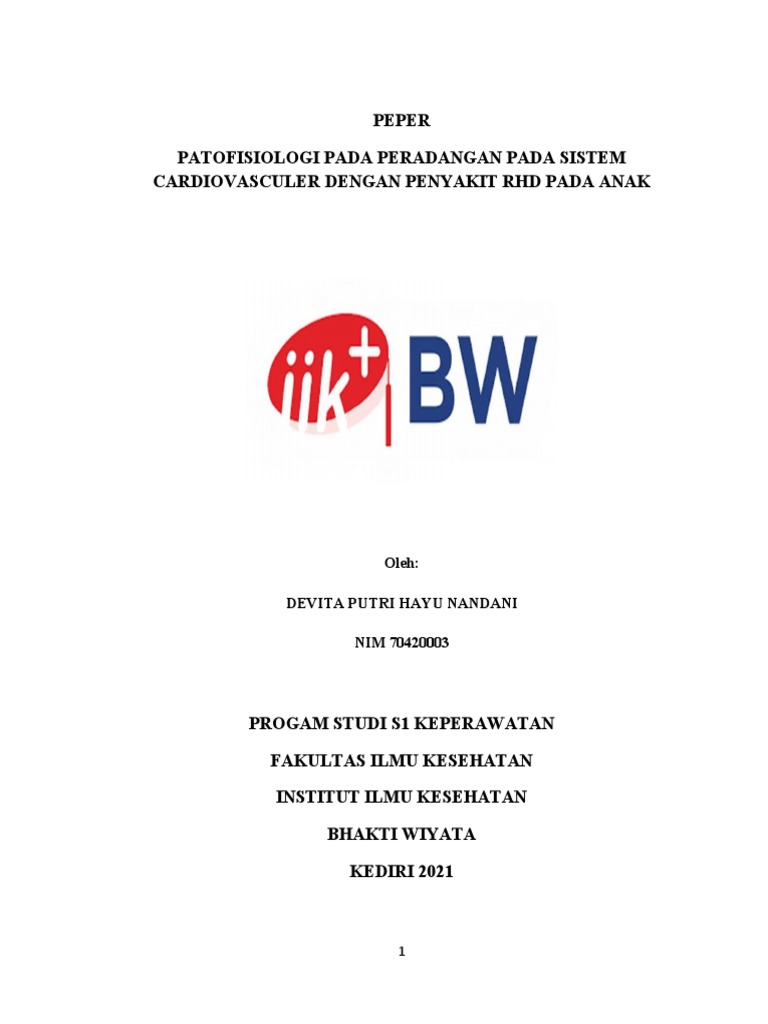 Patofisiologi RHD pada Anak | PDF