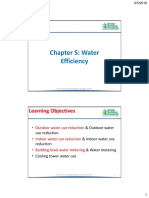 Chapter 5: Water Efficiency: Learning Objectives
