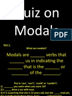 Quiz Modals