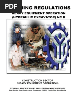 HEO - Hydraulic Excavator NC II