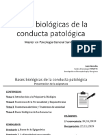 Tema 1 - Introducción Psiquiatría Biológica