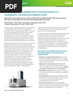 A Comprehensive Peptide-Level Characterization of A Multispecific Monoclonal Antibody (Mab)