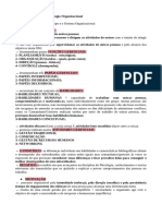 AA Psicologia Organizacional - resumo Fernanda