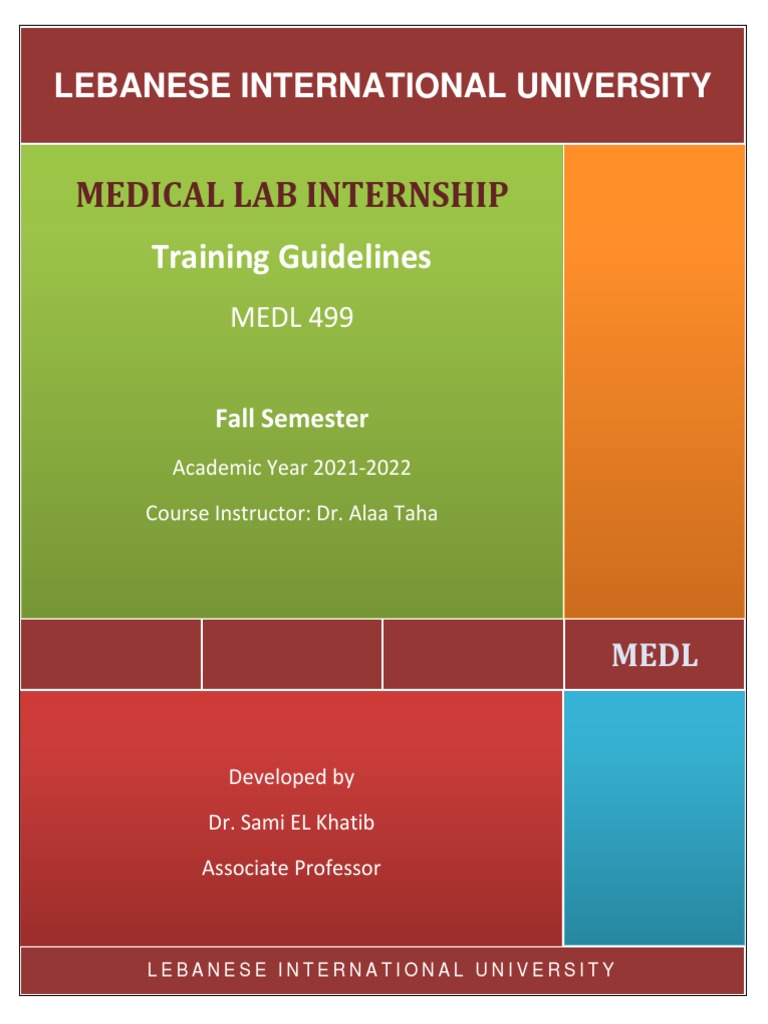 Medical Lab Internship Guidelines | PDF | Medical Laboratory | Infection