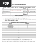 TRABALHO POSTADO - Prática Virtual - 7 - EXTRA - Princípios Da Conservação de Energia