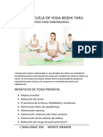 Yoga para Embarazadas