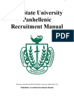 Panhellenic Recruitment Manual 2021