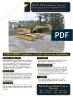 WILCO 3200E Amphibious Excavator: Undercarriage Model: WMB50502818CR