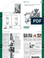 ROBOT 500 ROBOT 500: The Flexible Vacuum Filler With Double Screw Designed To Meet All Tasks
